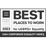 HRC Best Places to Work for LGBTQ Equality 2022