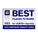 2022 Best Places to Work for LGBTQ+ Equality: 100% Corporate Equality Index