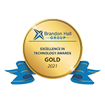 Brandon Hall Group Excellence in Tecnology Awards Gold 2021 logo