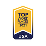 Top Work Places 2021 logo