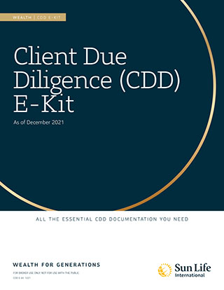 CLIENT DUE DILIGENCE (CDD) E-KIT