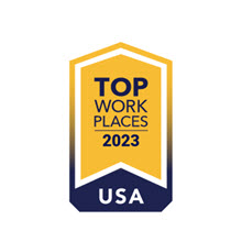 Energage Top Workplace USA Employer in 2021, 2022 and 2023 badge