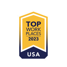 Energage Top Workplace USA Employer in 2021, 2022 and 2023 badge
