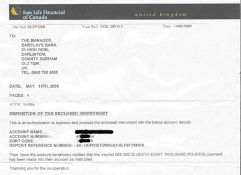 Sun life financial scams Sun life financial scams